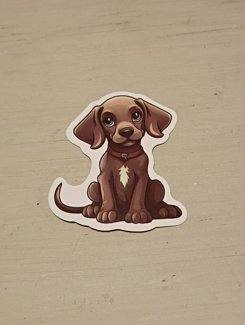 10/$10 Stickers Decal - Chocolate Labrador Puppy Kawaii Animal Sticker - New